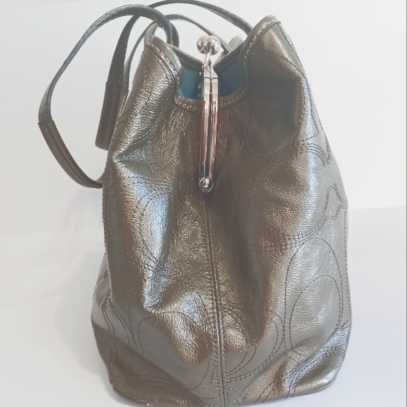 Coach Metallic Shoulder Bag - Picture 3 of 13